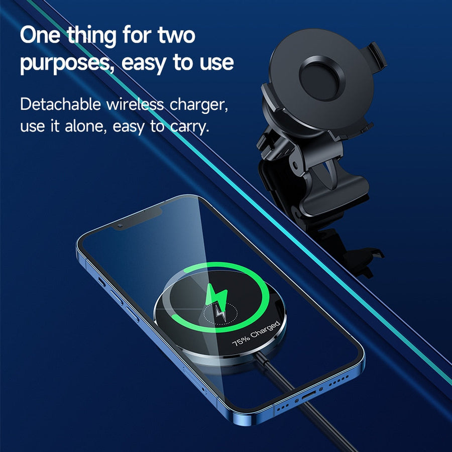 2-in-1 Magnetic Air Vent Fast Charger - Image 5