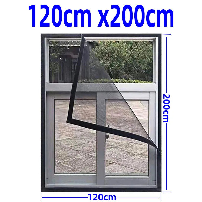 Adjustable Invisible Anti-Mosquito Washable Window Net - Image 11