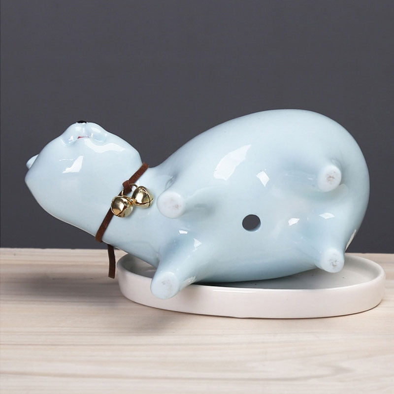 Rising Cat Ceramic Flower Pot - Image 6