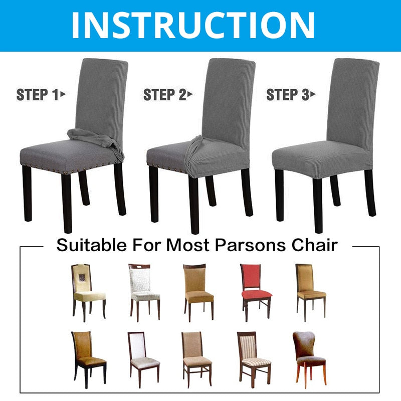 Elastic Dining Chair Covers - Image 3
