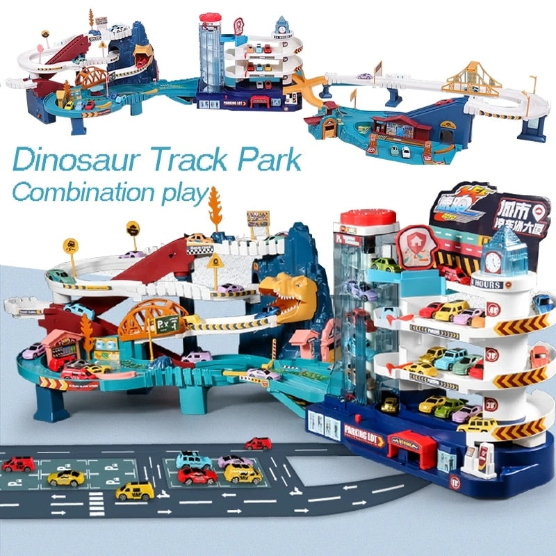 Adventure Parking Lot Racing Car Toys - Image 7