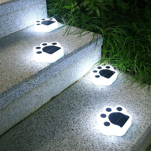 Cat Paw Solar Powered Outdoor Floor Lamps - Image 0