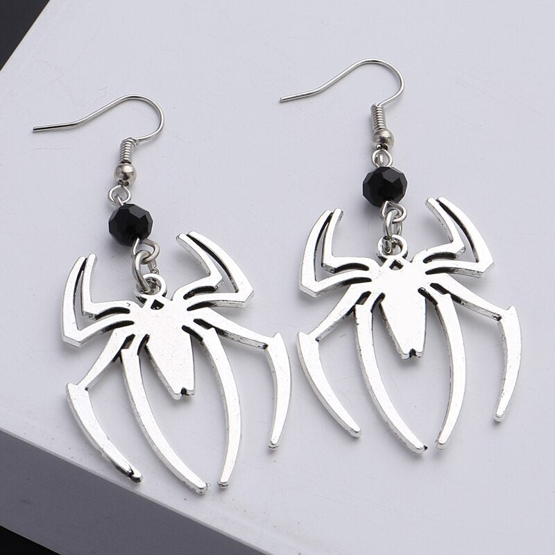Black Spider Artsy Mystical Earrings - Image 6
