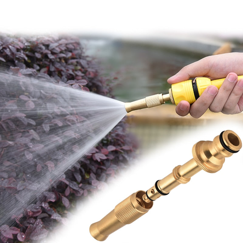 High Pressure Adjustable Hose Nozzle Water Gun - Image 1