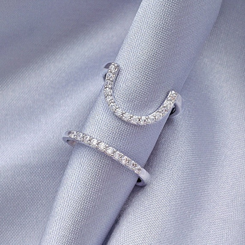 Sleek Line Gothic Metal Thin Nail Rings - Image 16