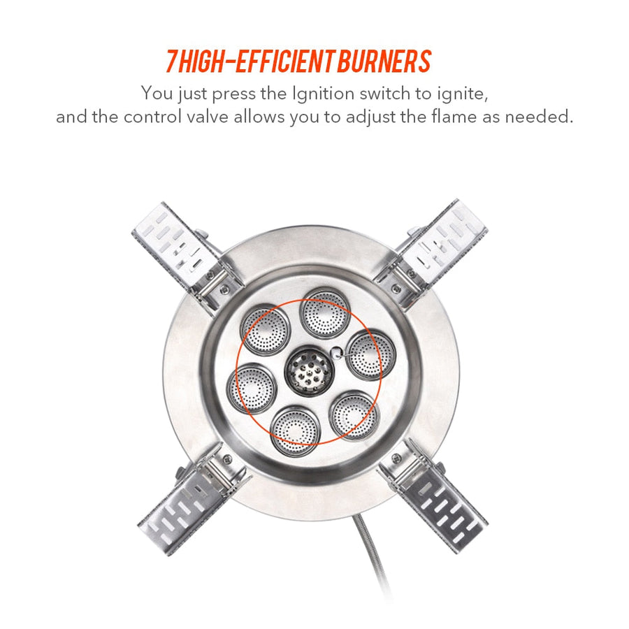 High Energy Outdoor Camping Mini Gas Stove - Image 2