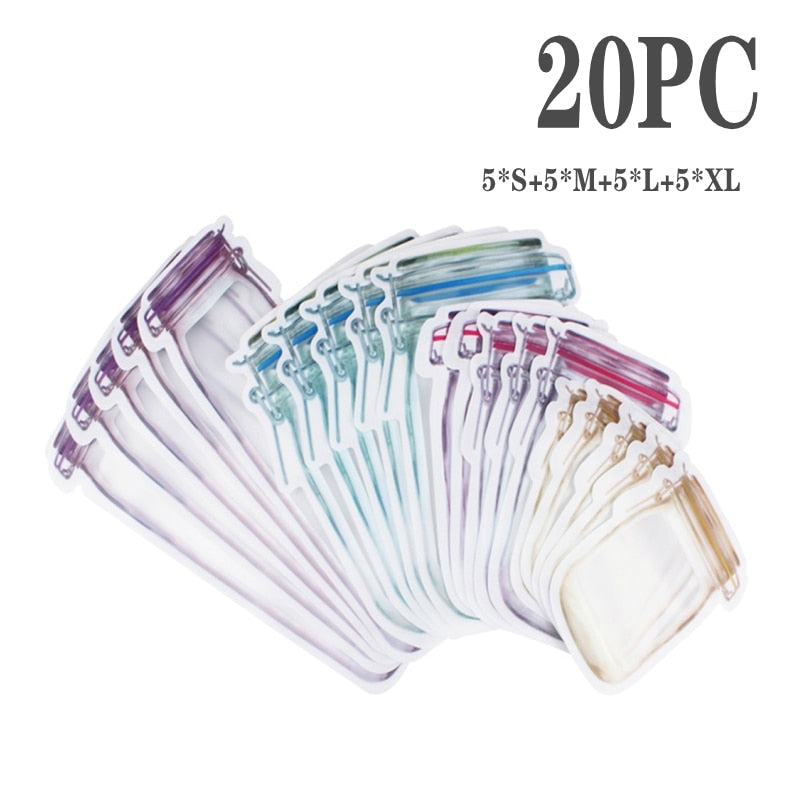 Reusable Transparent Jar Storage Bags - Image 8