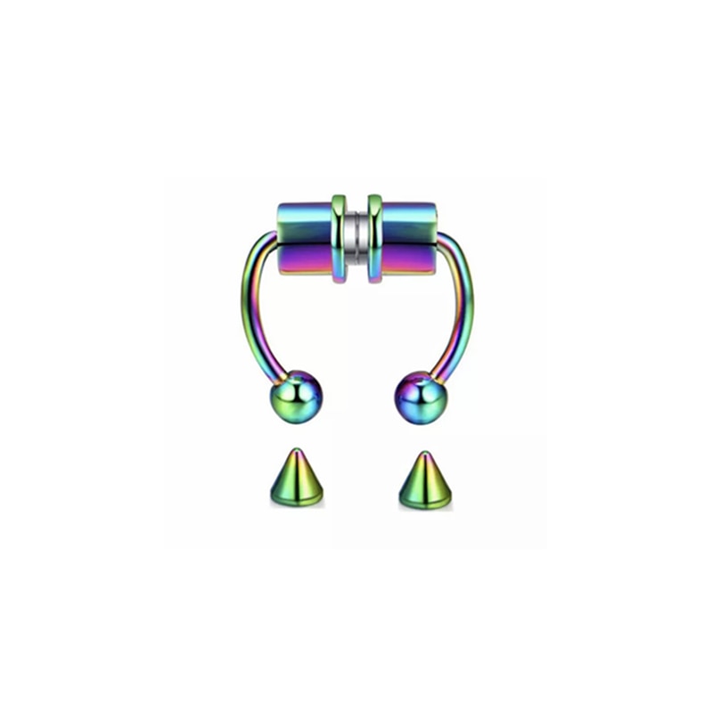 Stainless Steel Magnetic Fake Nose Piercing - Image 11