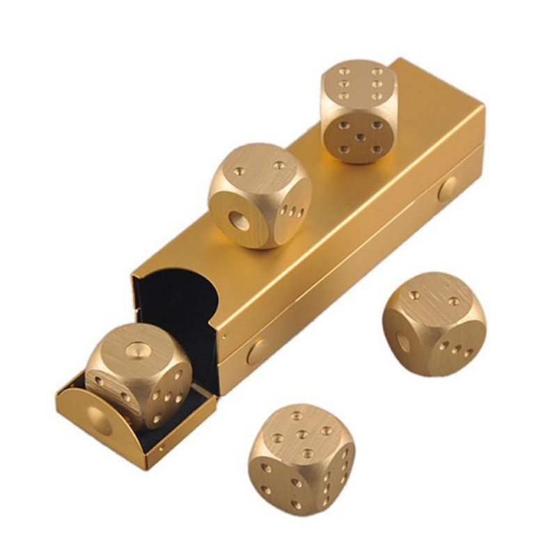 5pcs Aluminum Alloy Metal Dices - Image 6