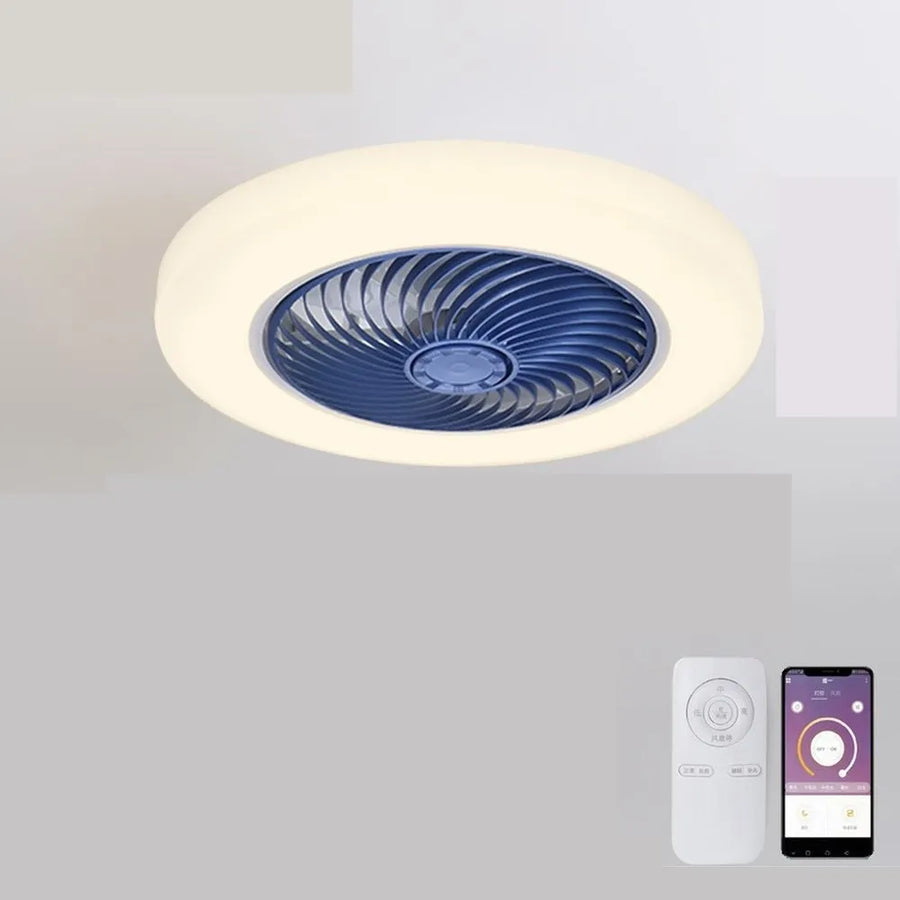 Silent Air Fan RC Invisible Blades Smart Ceiling Lamp - Image 6