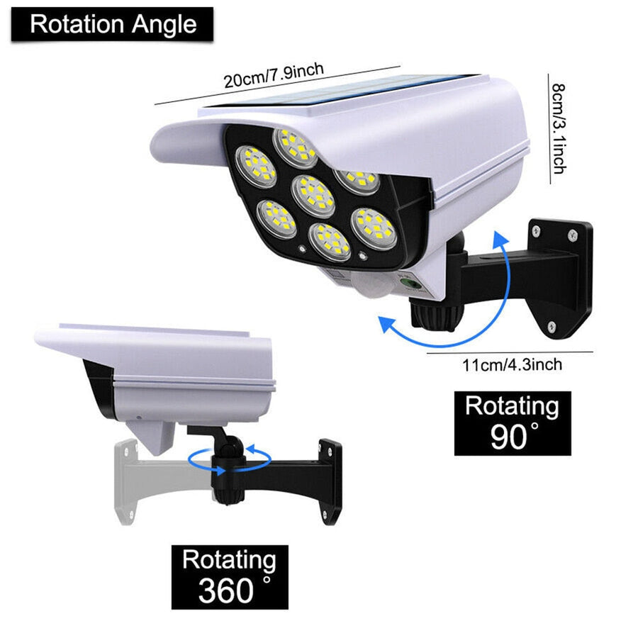 Solar Motion Sensor Dummy Security Camera Light - Image 4