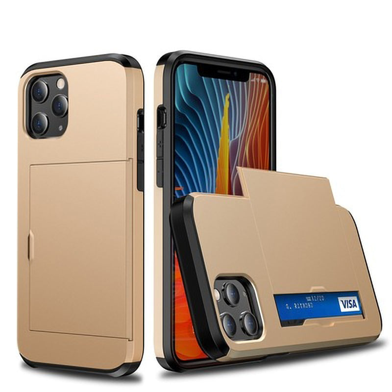 Business Armor Slide Wallet iPhone Case - Image 1