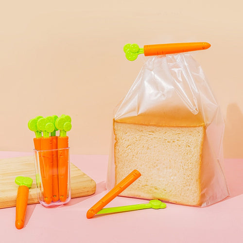 5pcs Sealing Carrot Bag Clips - Image 0