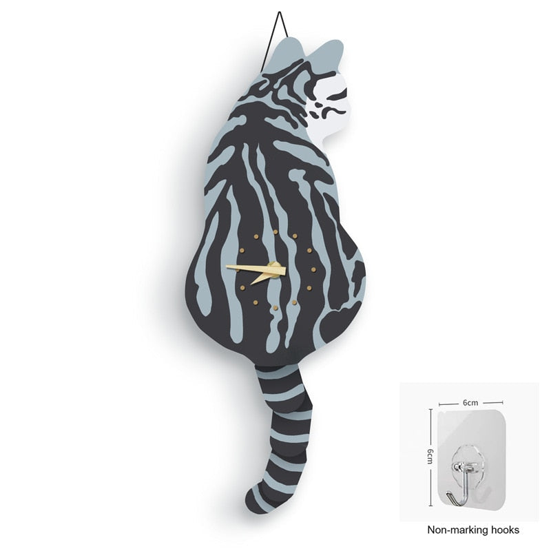 Creative Cat Wall Clock - Image 8