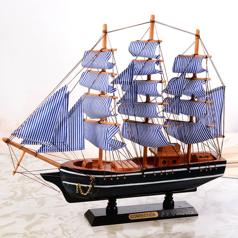 Mediterranean Handmade Sailing Ship - Image 8