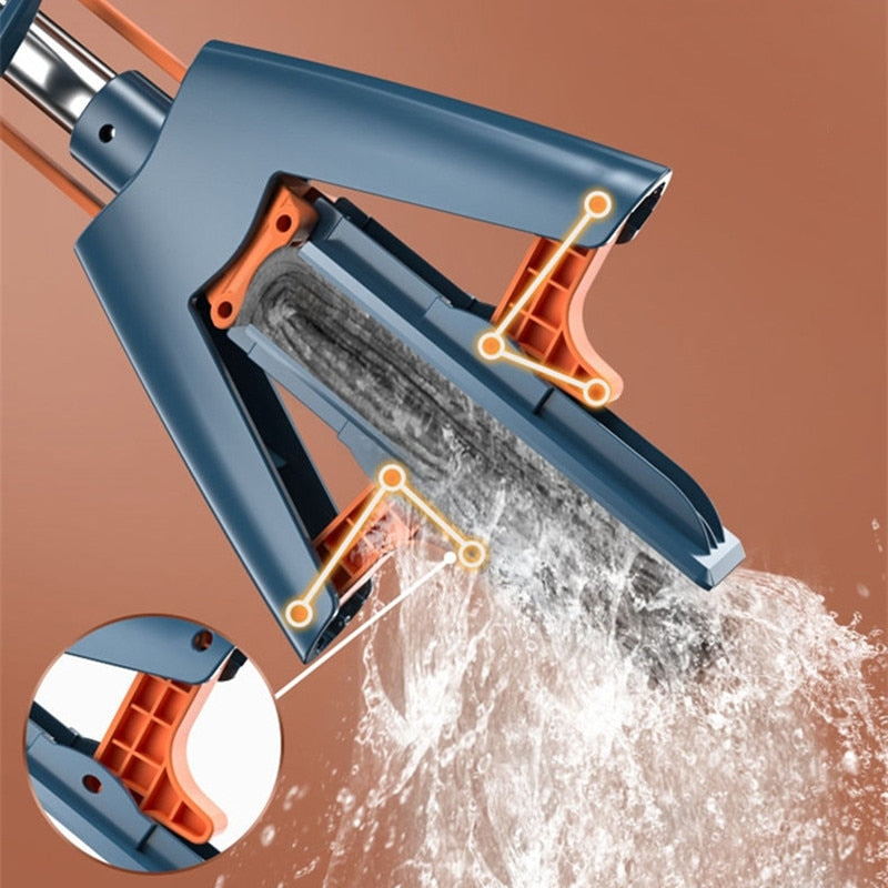 Handle Ease Foldable Effortless Floor Mop - Image 1
