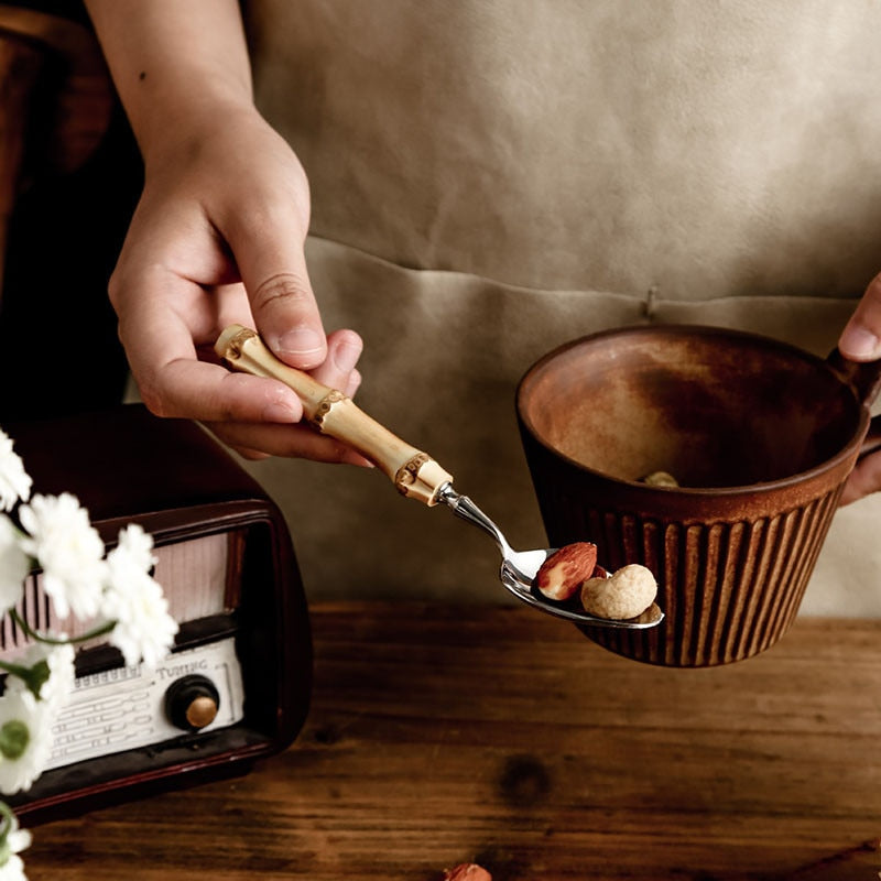 Creative Retro Bamboo Cutlery - Image 2