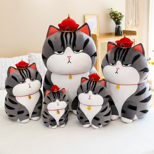 Moody Cat Soft Cuddly Plush Pillow - Image 0
