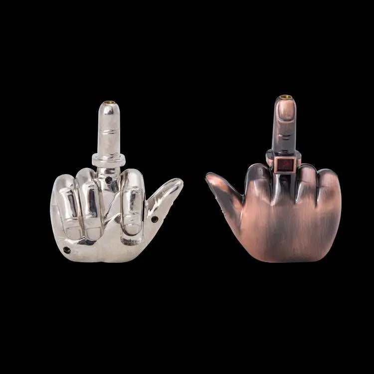 Metal Middle Finger Jet Lighter - Image 4