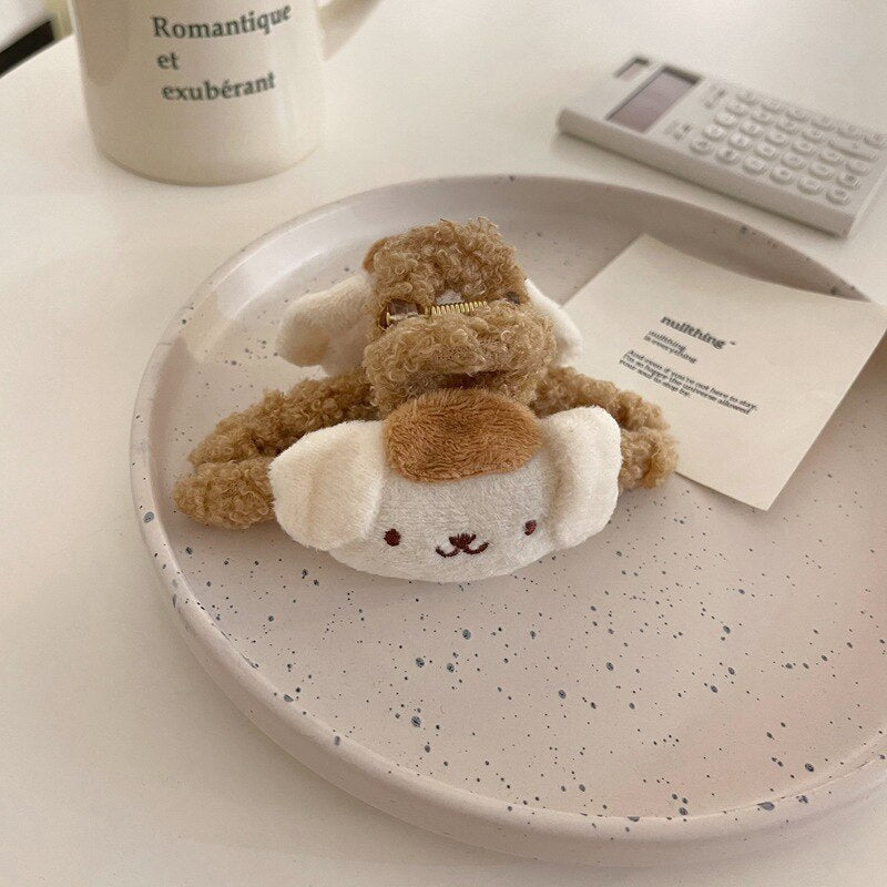 Cartoon Cloud Plush Hair Claw Clips - Image 6