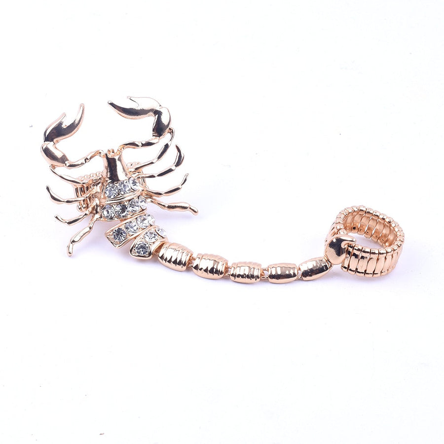 Scorpion Punk Crystal Ring - Image 6