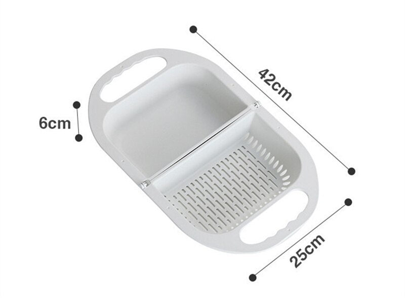 Collapsible Fruit Vegetable Drain Basket - Image 11
