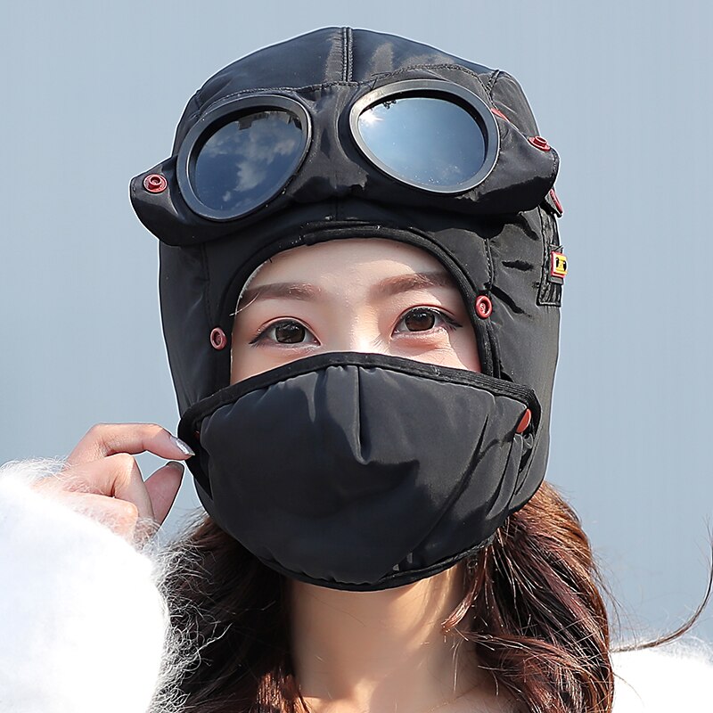 Fully Shielded Aviator Googles Hat - Image 3