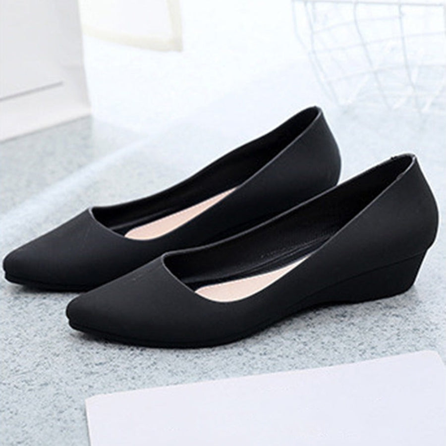 Summer Waterproof Comfy Slip-on High Heels - Image 3