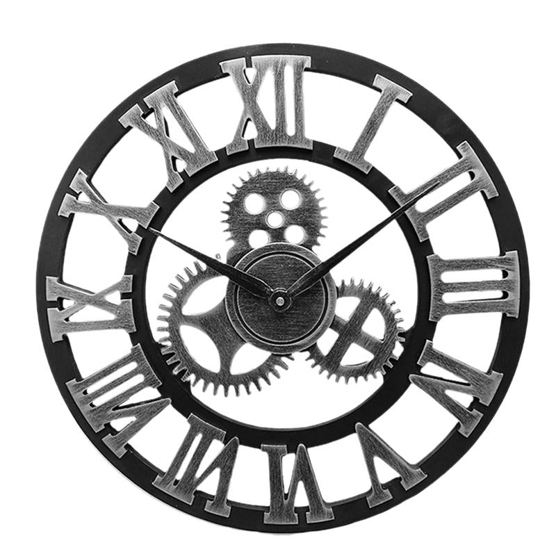 Handmade Oversized 3D Retro Decorative Wall Clock - Image 8