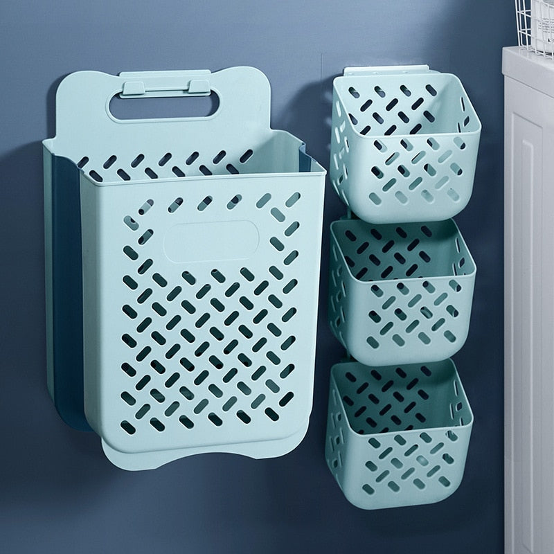 Hangable Foldable Laundry Basket - Image 1