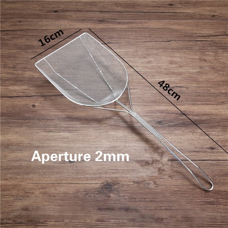 Stainless Steel Fryer Strainer Spatula - Image 12