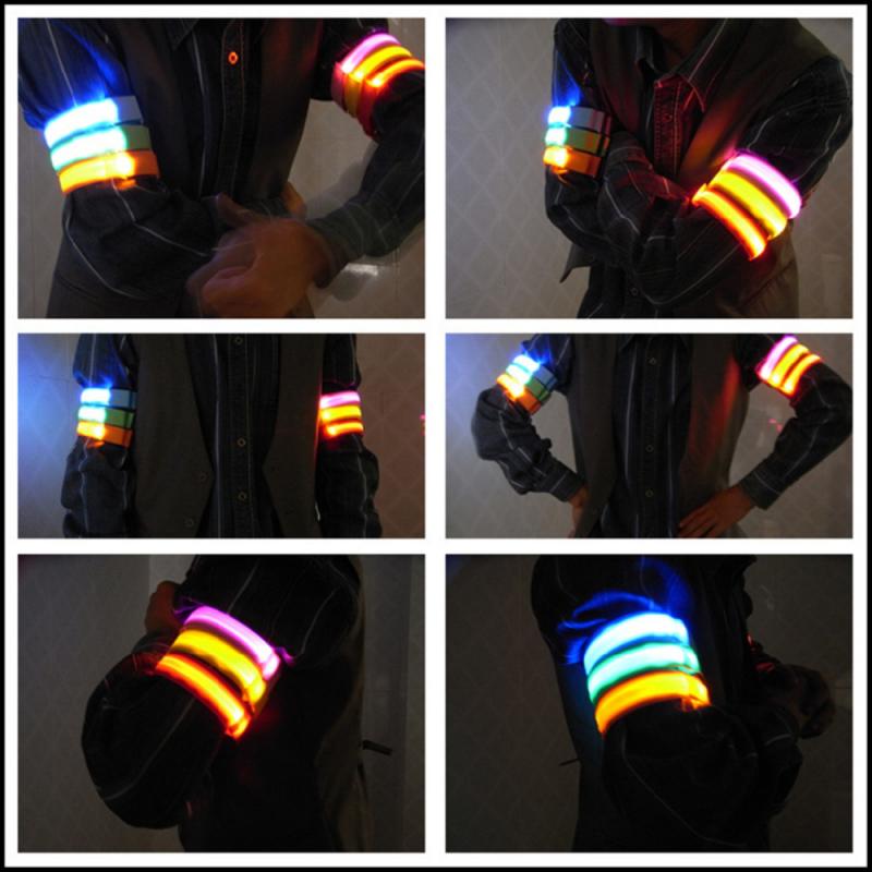 Safety Night Running Wrist Band LED Light - Image 4