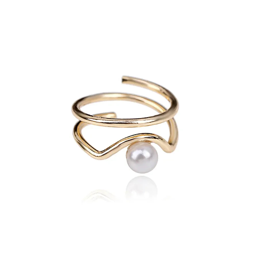 Elegant Fingertip Chic Gothic Slim Metal Nail Rings - Image 22