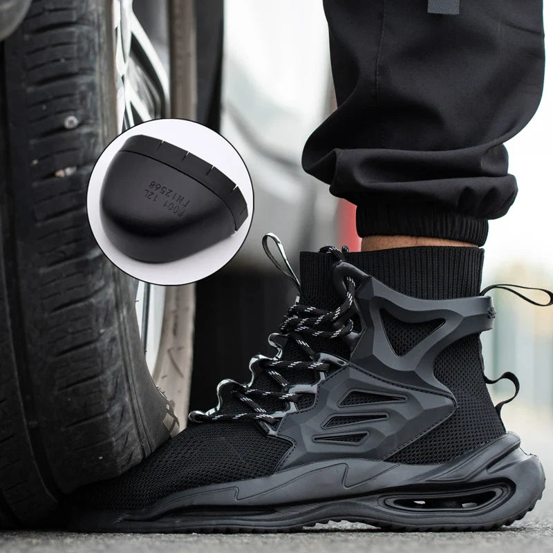 Construction Helper Anti-Smash Indestructible Safety Shoes - Image 1