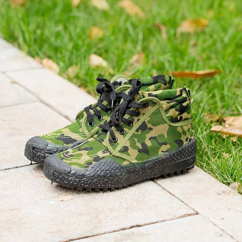 Urban Military Camouflage Tactical Boots - Image 7