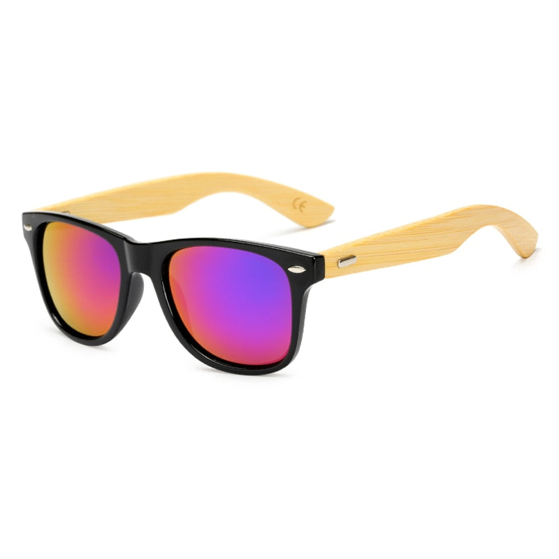 Bamboo Retro Wood Sunglasses - Image 11