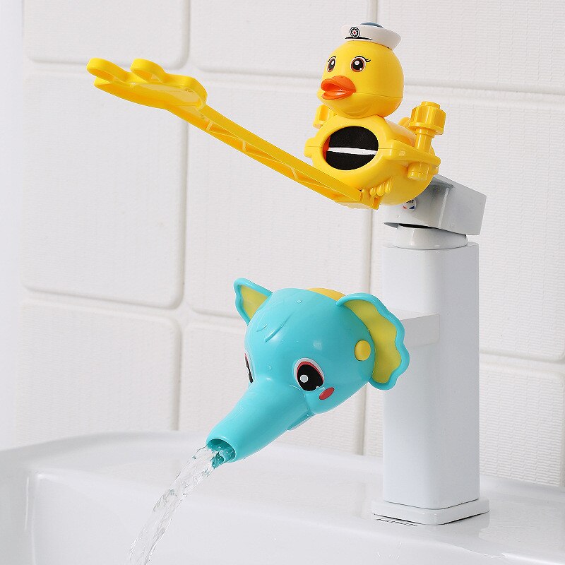 Cartoon Splash Proof Kids Faucet Extender - Image 12
