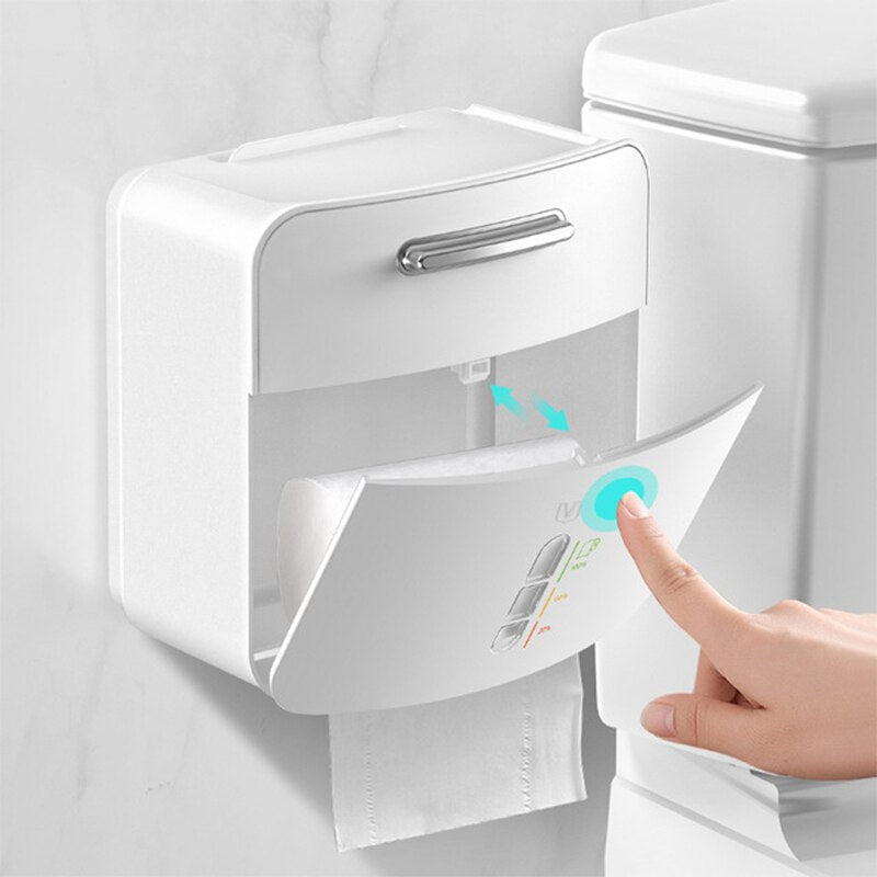 Toilet Paper Dispensing Storage Rack - Image 1