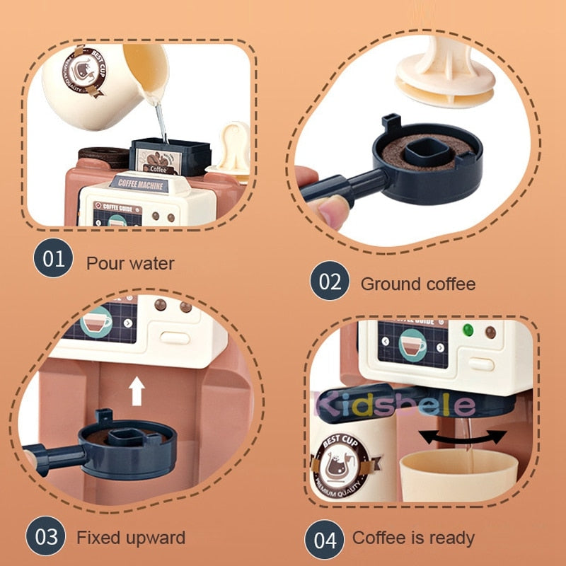 Kids Coffee Shop Toy Set - Image 5