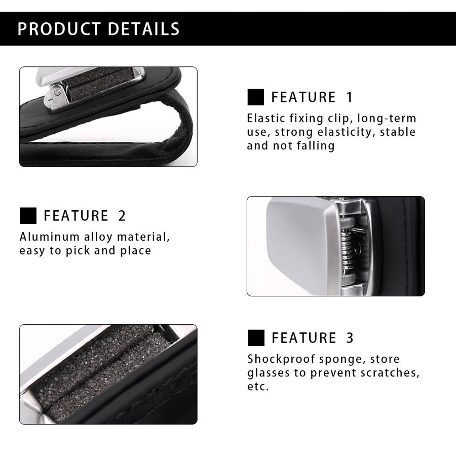 Car Organizer Sunglasses Holder Clamp - Image 3