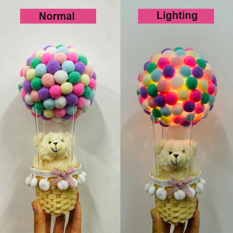 DIY Hot Air Balloon-Shape Flying Animals Night Lamp - Image 5