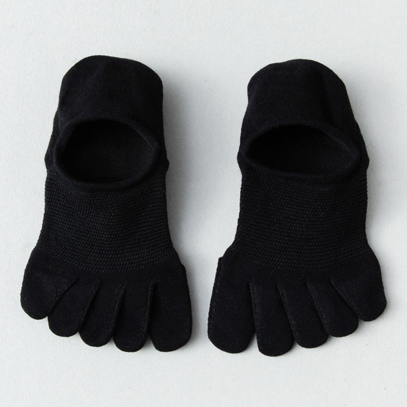 Breathable Cotton Toe Socks - Image 10