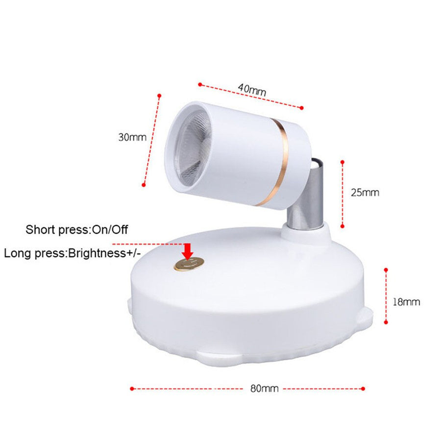 Smart LED Remote Control Rechargeable Spotlight - Image 5