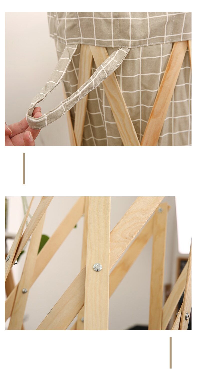 Modern Simple Foldable Creative Large Foldable Laundry Basket - Image 15