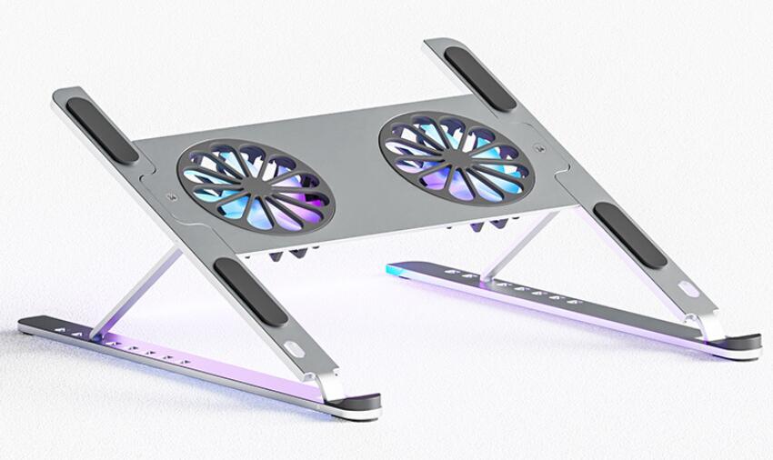 Foldable Aluminum Laptop Cooling Holder - Image 6
