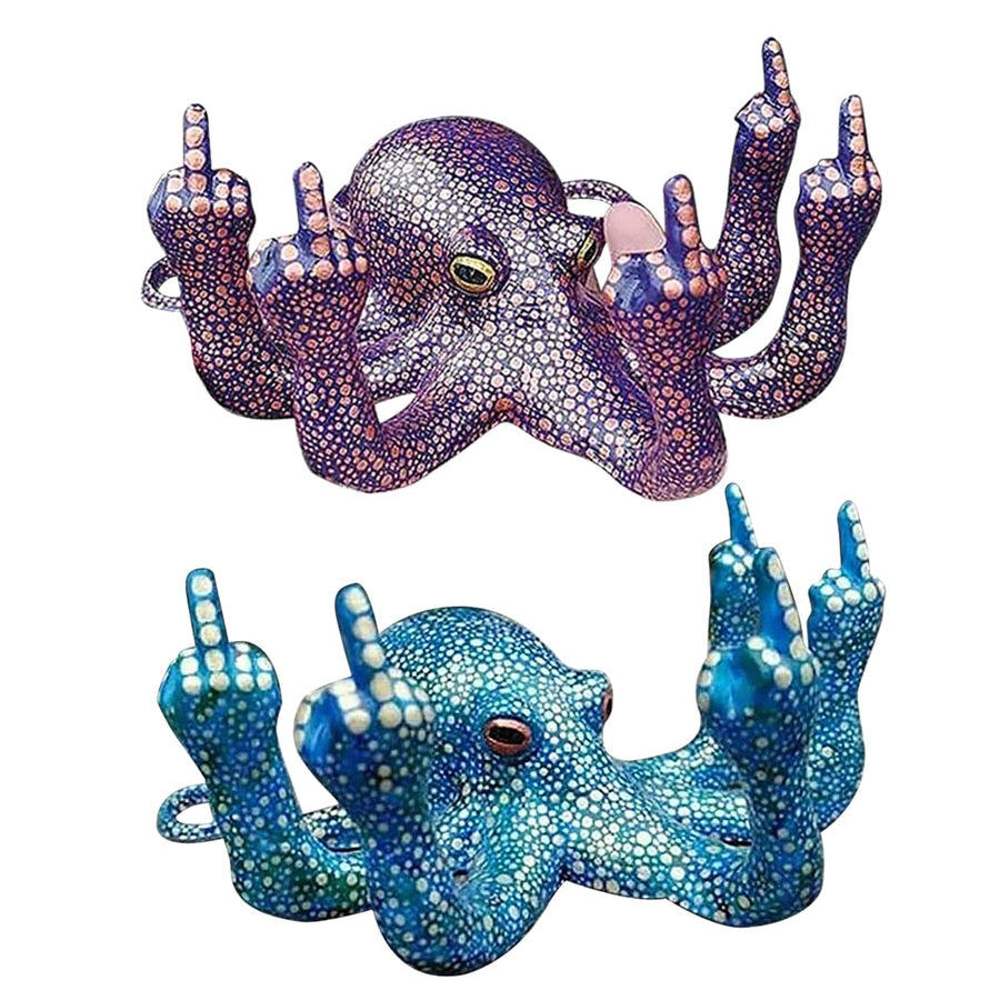 Angry Luminous Octopus Resin Decor - Image 5