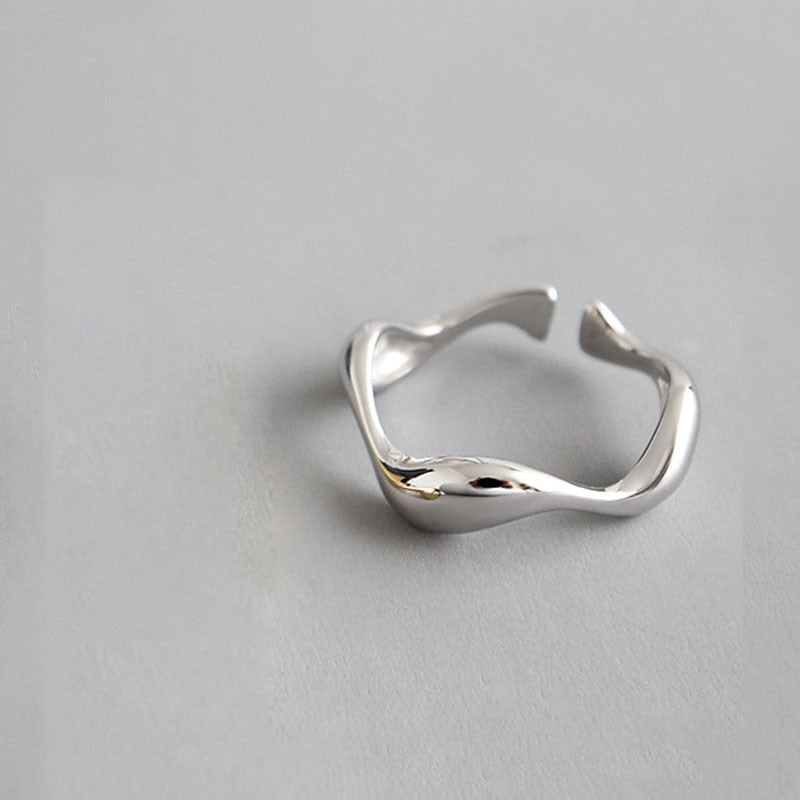 Irregular Wave Adjustable Ring - Image 3