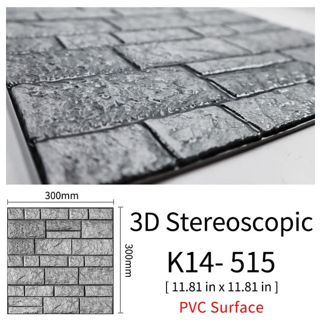 3D Self-Adhesive Cobblestone Wall Stickers - Image 12