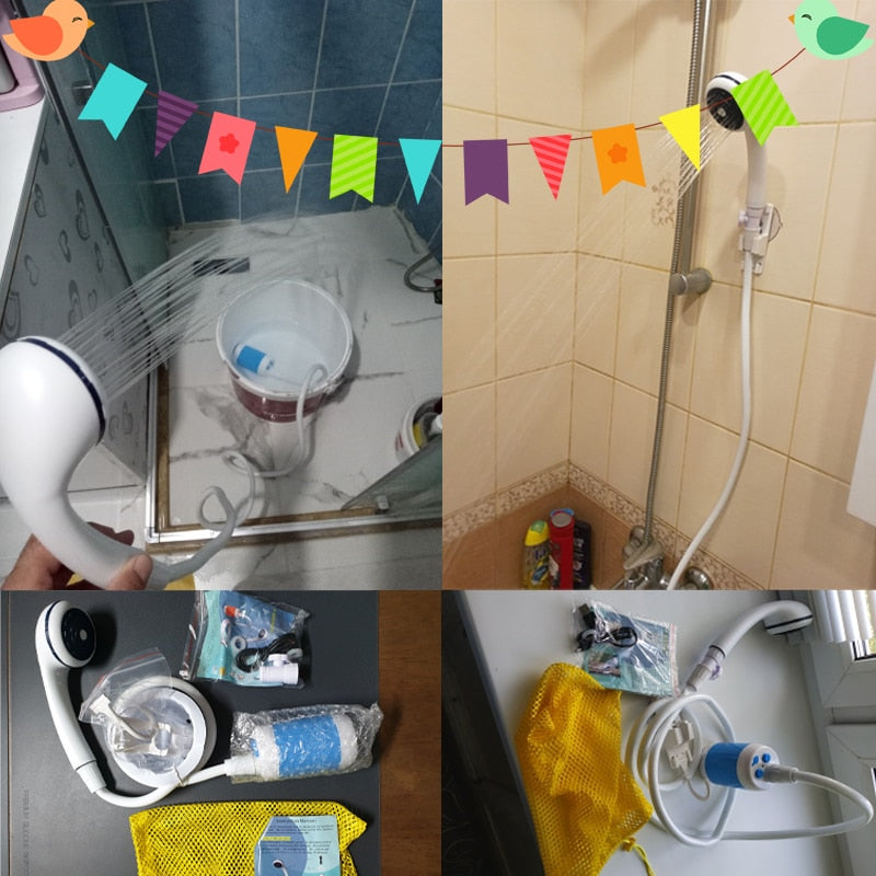 Portable Electric Outdoor Camping Shower Set - Image 3