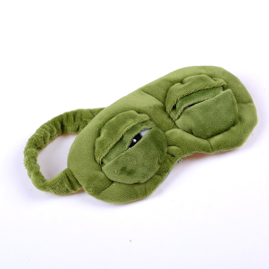 3D Sleepy Frog Sleeping Mask - Image 1